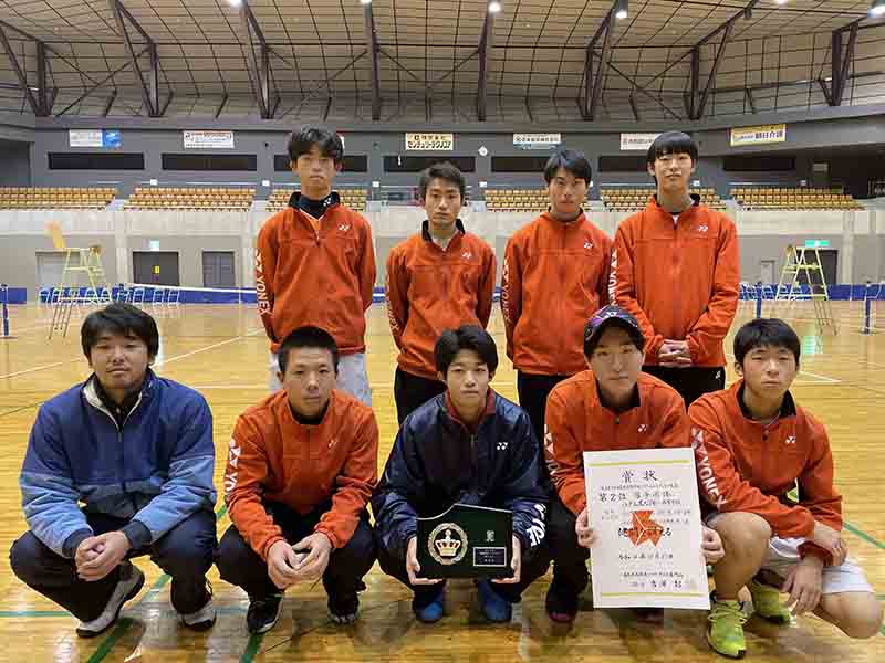 男子準優勝　八戸工業大学第一高等学校